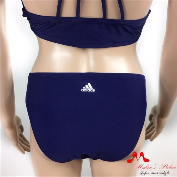 Adidas Strappy Back Bikini Top & Hipster Bottom - Picture 3 of 4